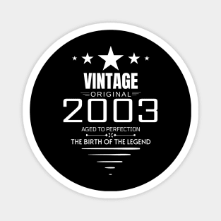 Vintage 2003 - Birthday Gift Magnet